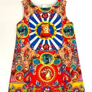 D&G -like beautiful printed dress 4